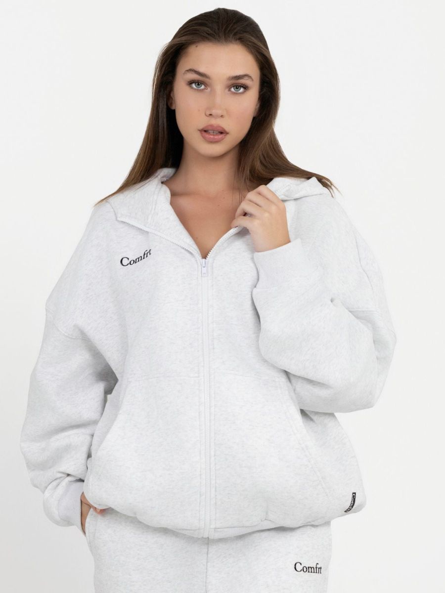 Comfrt Cloud Zip Hoodie oversized zip-up