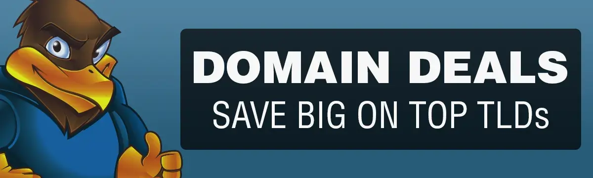 Hawk Host domain promotions graphic